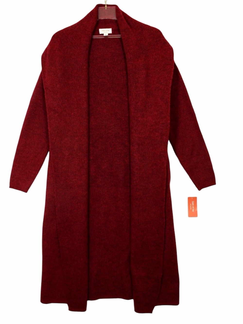State of Day Women's Knit Long-Sleeve Duster Robe Maraschi Loungewear XS/S NWT - Picture 6 of 14